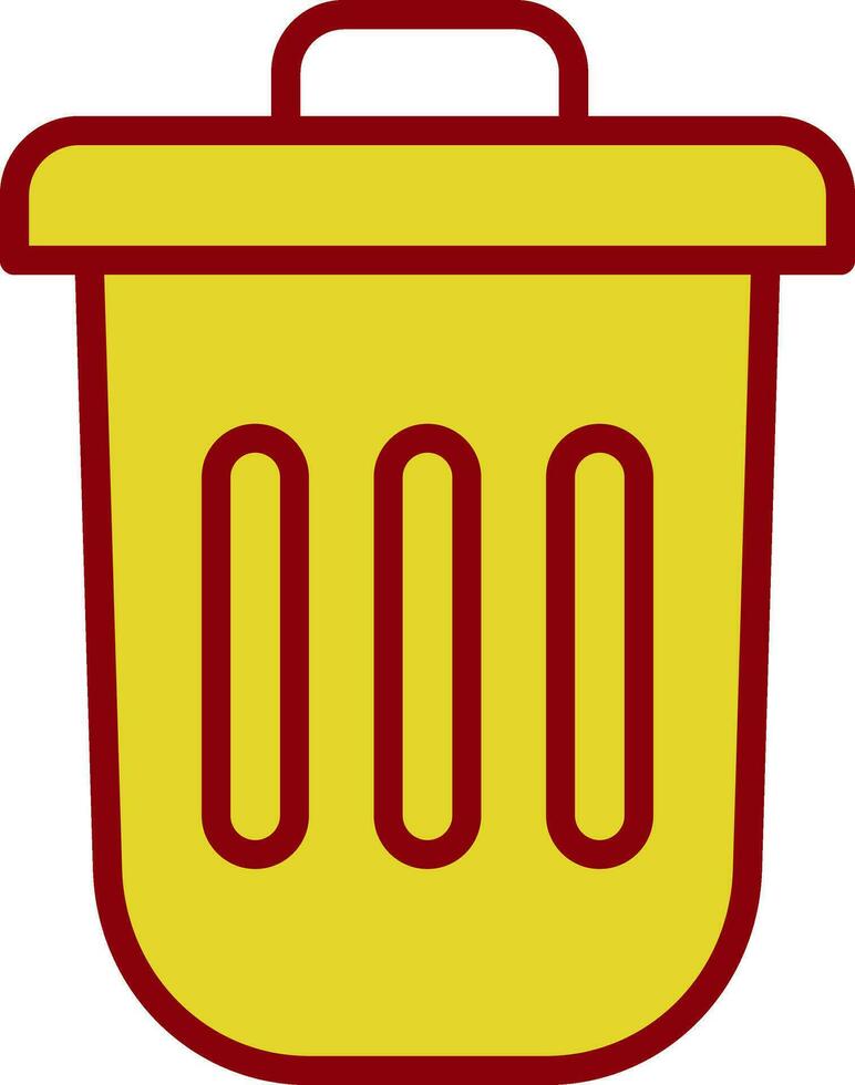 Dustbin Vector Icon Design