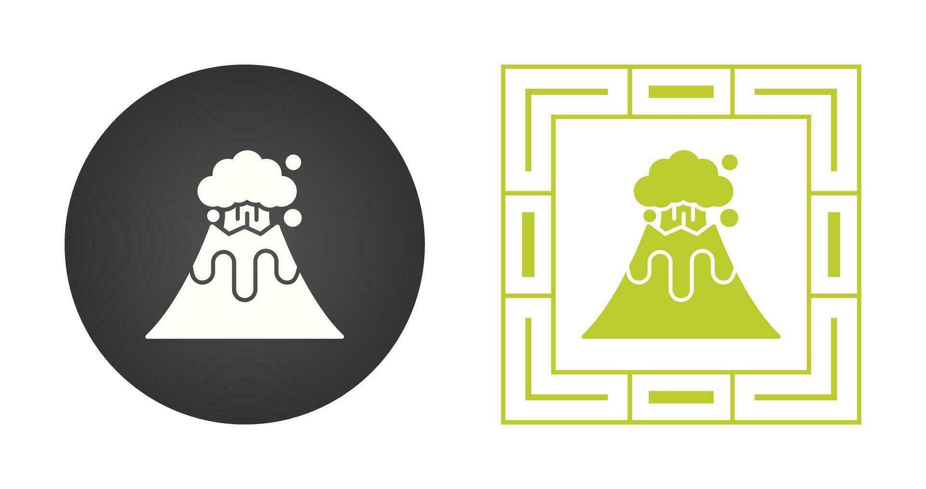 Volcano Vector Icon