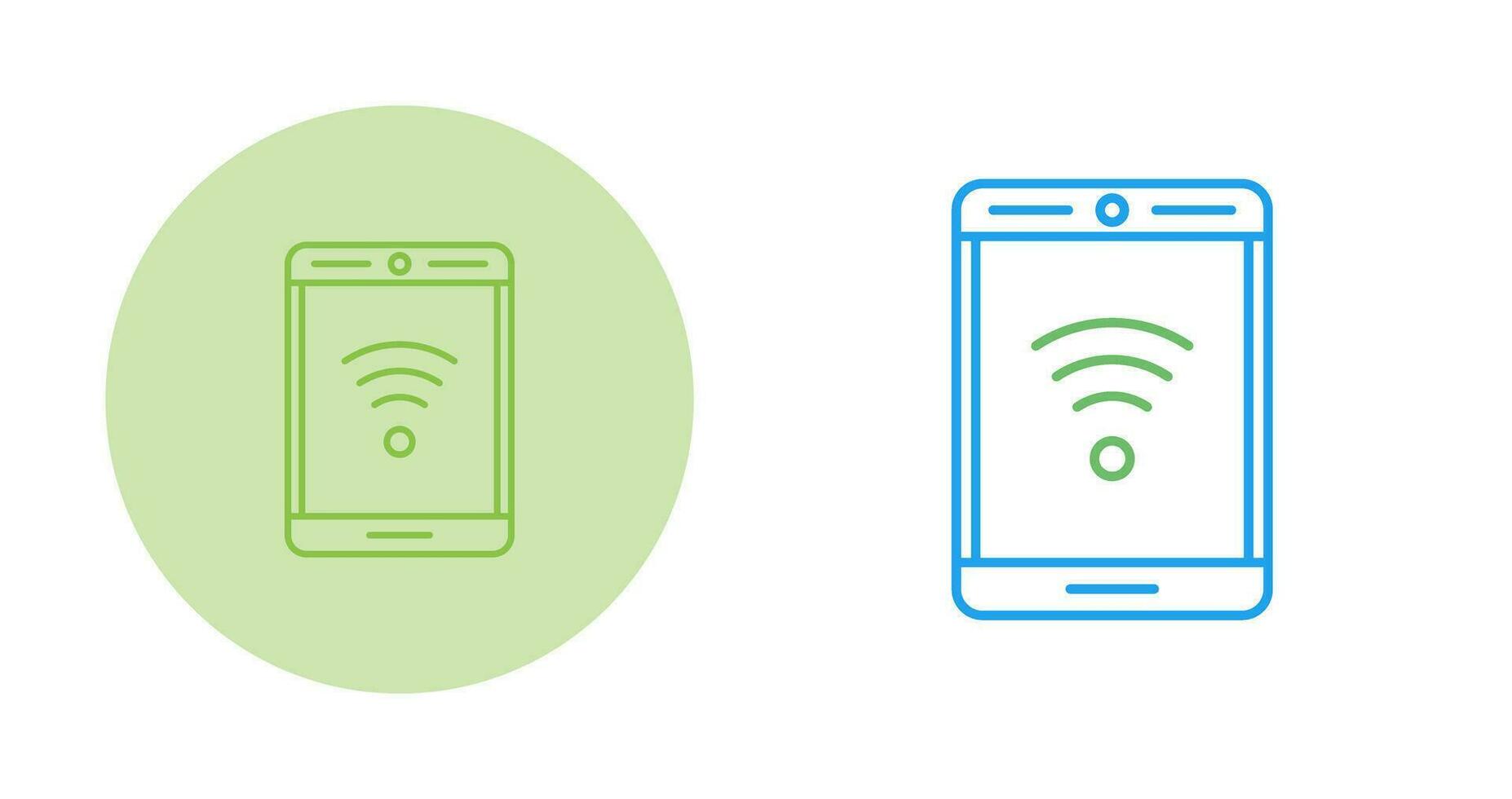 Phone With Signal Vector Icon