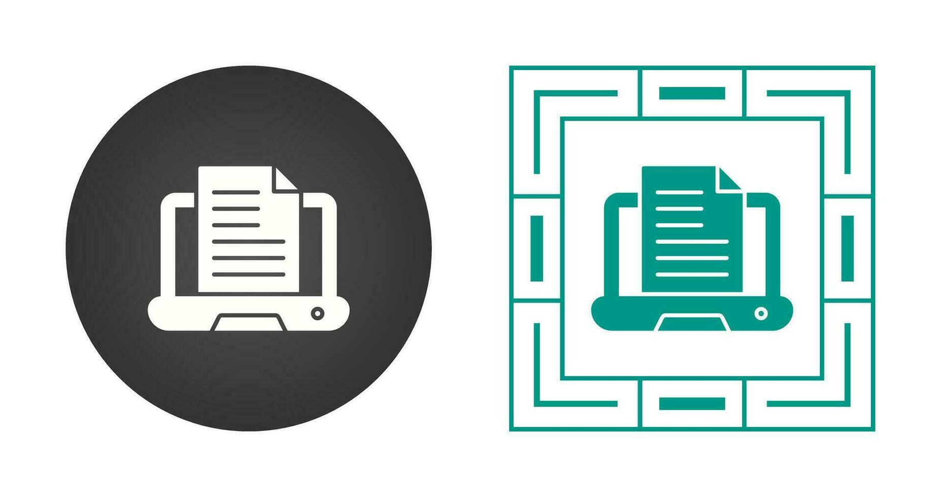 Content Writing Vector Icon