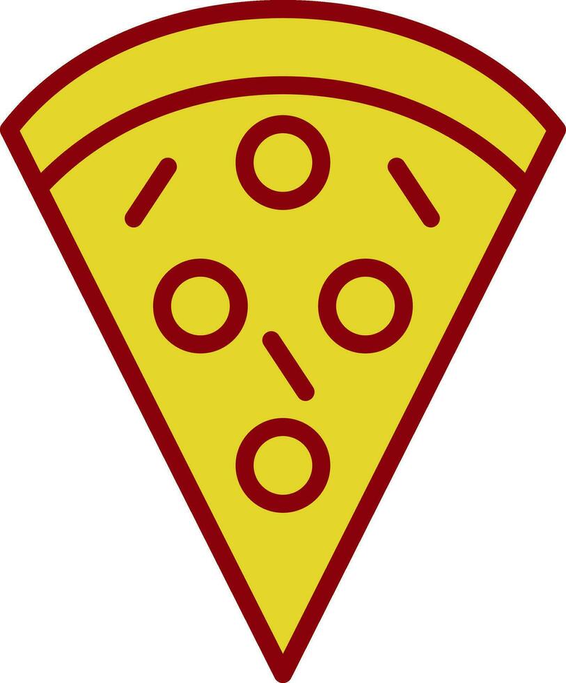 Pizza Slice Vector Icon Design