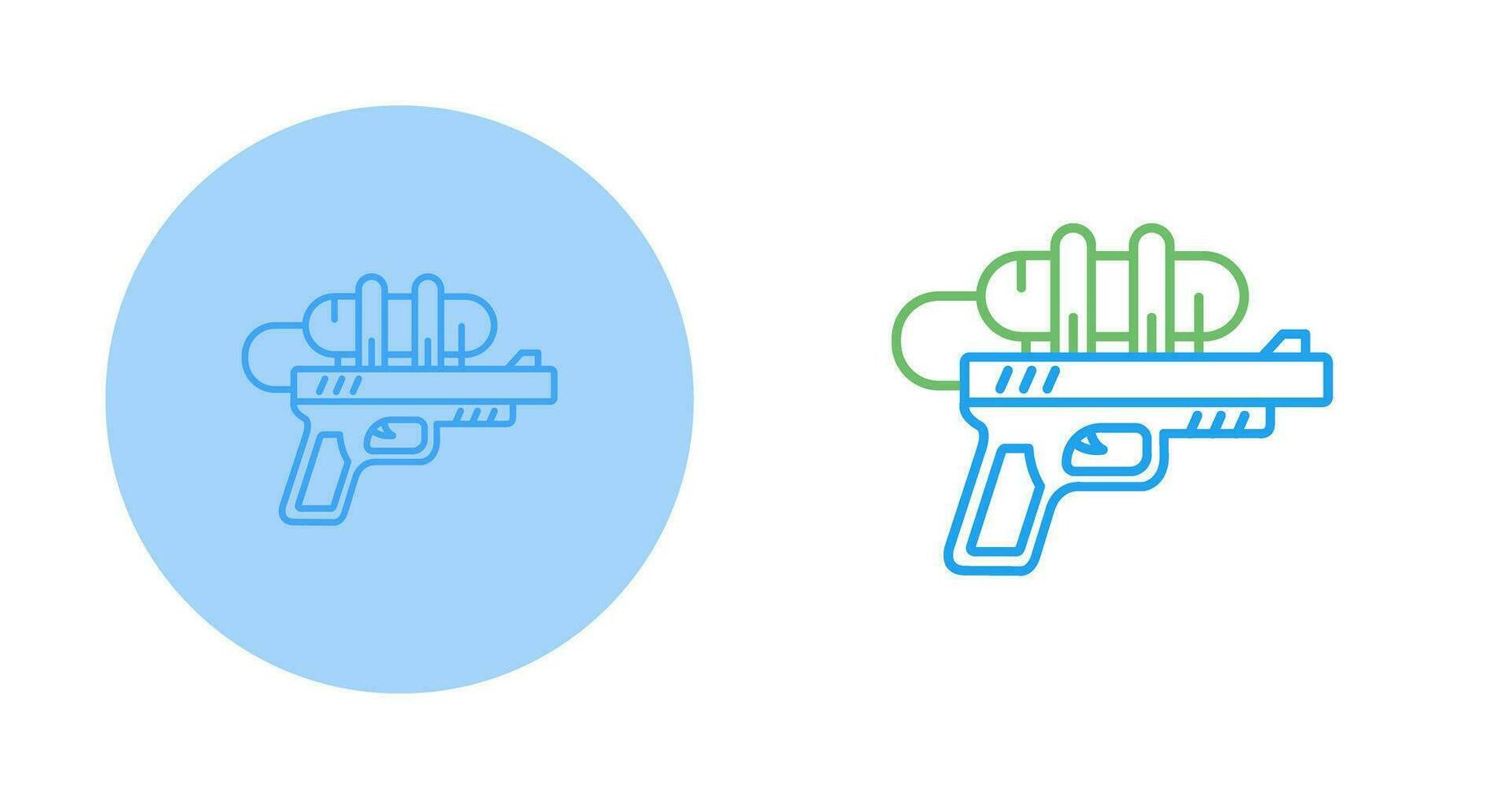 icono de vector de pistola de agua