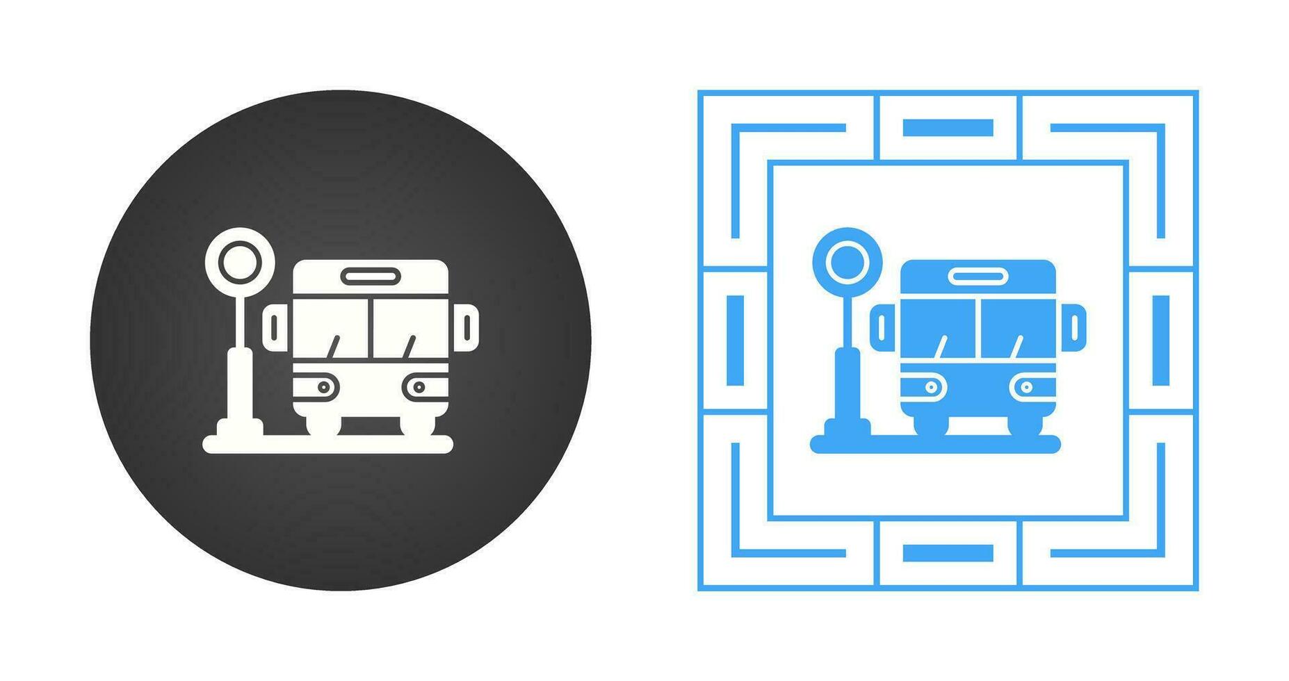 Bus Stop Vector Icon