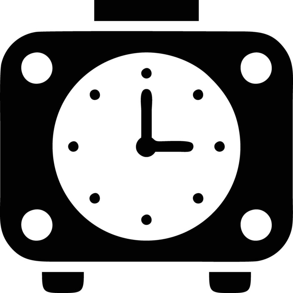 reloj icono símbolo diseño imagen. ilustración de el alarma reloj hora aislado vector imagen. eps 10