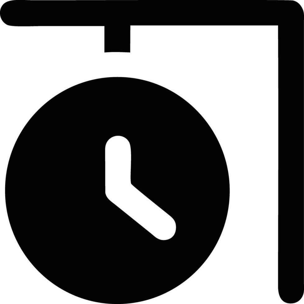 Clock icon symbol design image. Illustration of the alarm watch time isolated vector image. EPS 10