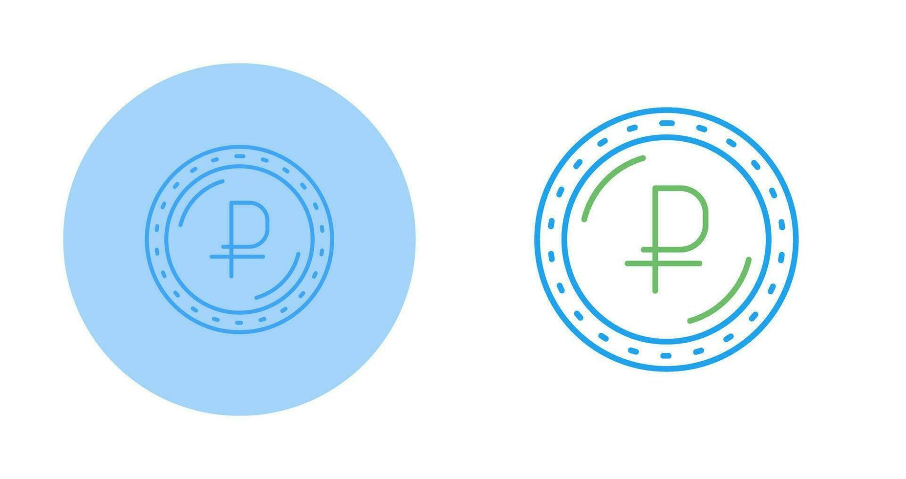 Ruble Currency Vector Icon