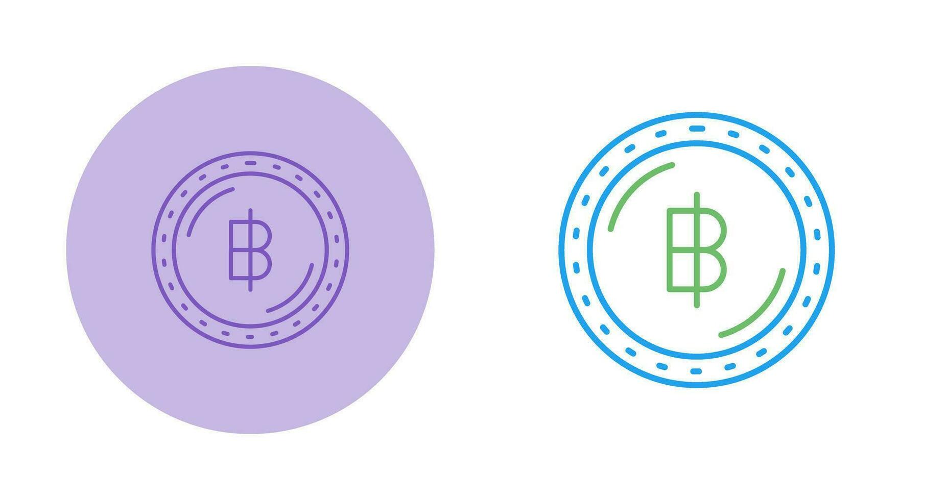 Baht Currency Vector Icon