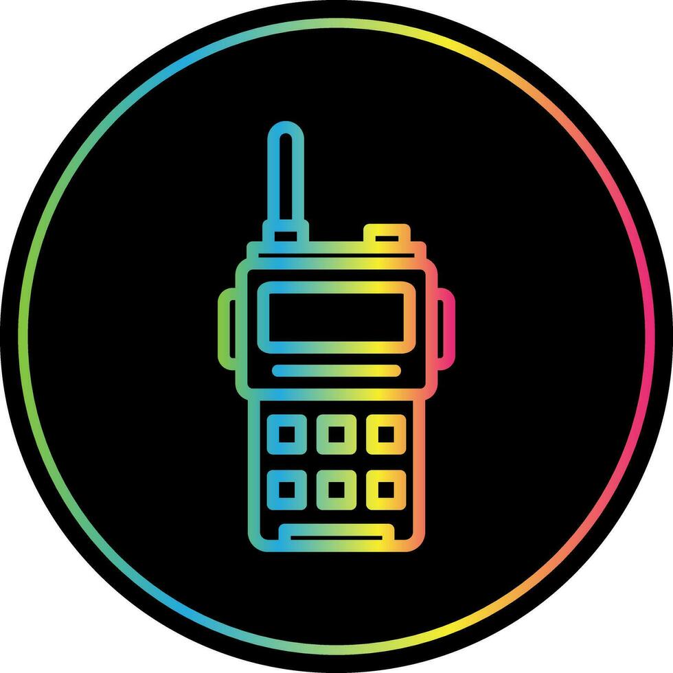 diseño de icono de vector de walkie talkie