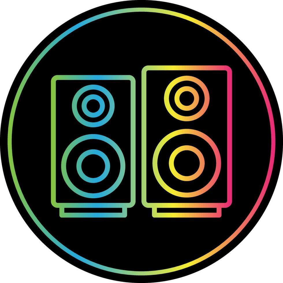 diseño de icono de vector de altavoz