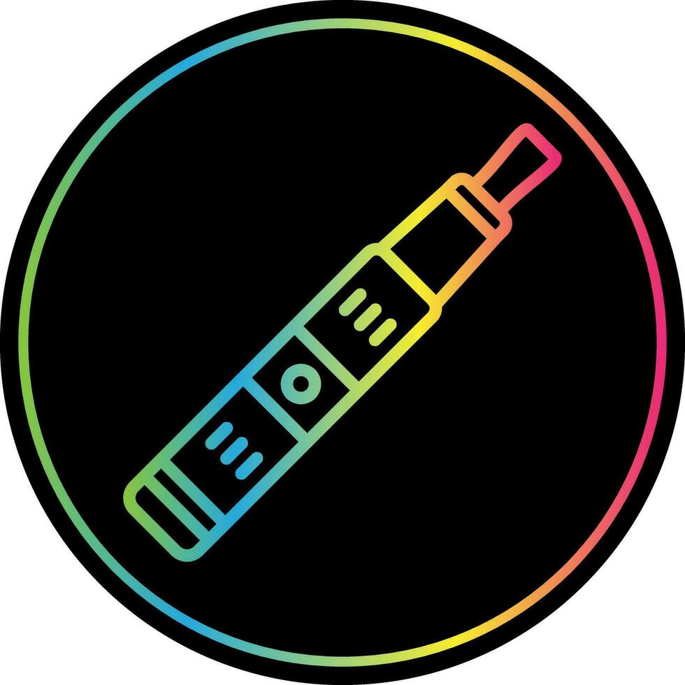 Electronic Cigarette Vector Icon Design