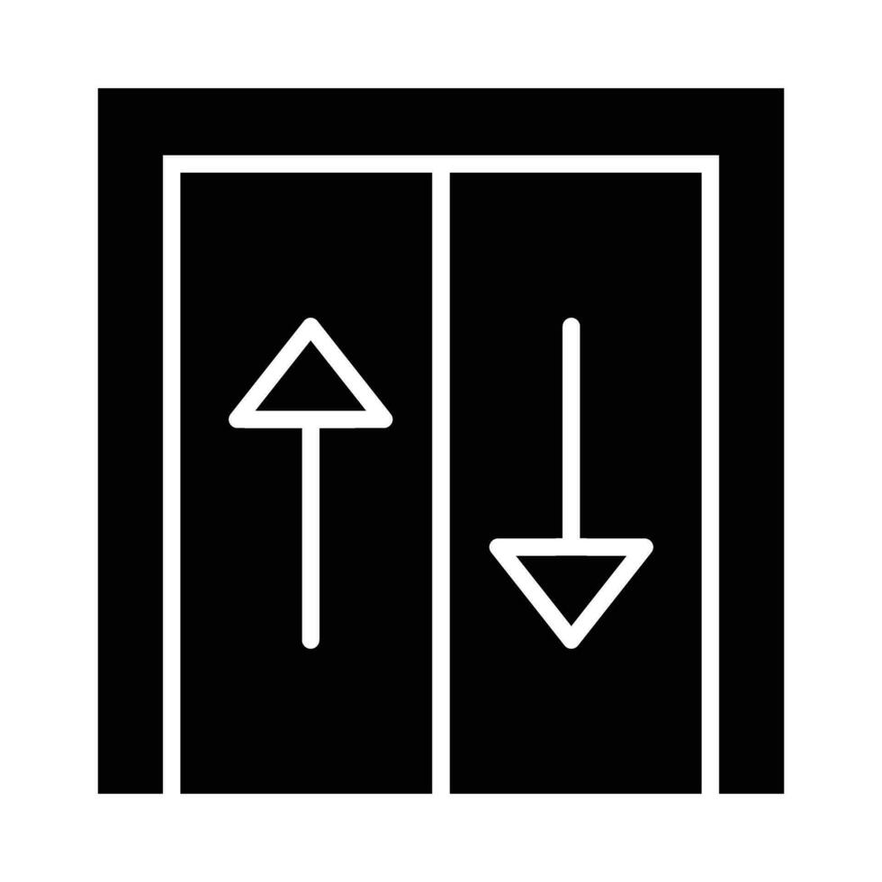 Elevator Vector Glyph Icon For Personal And Commercial Use.