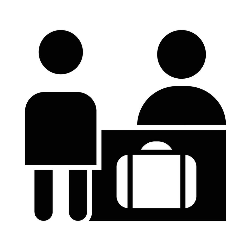 Reception Vector Glyph Icon For Personal And Commercial Use.