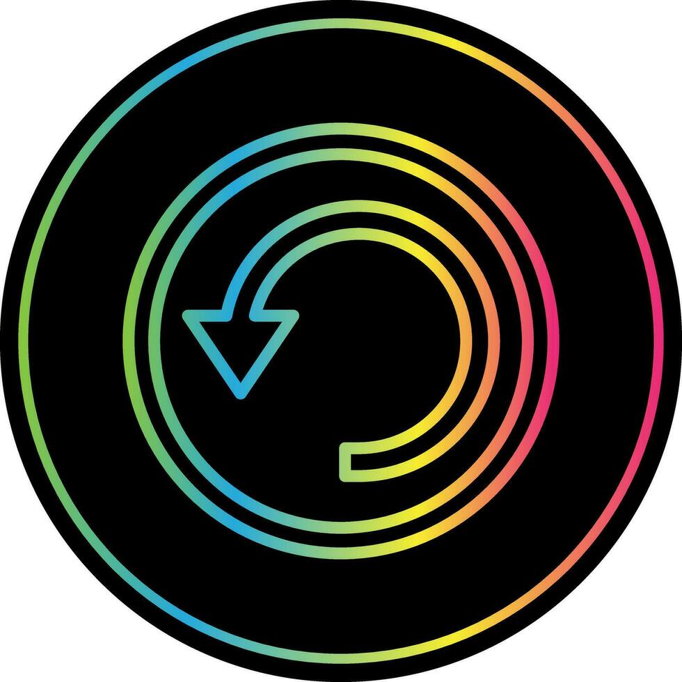 Circular Arrow Vector Icon Design