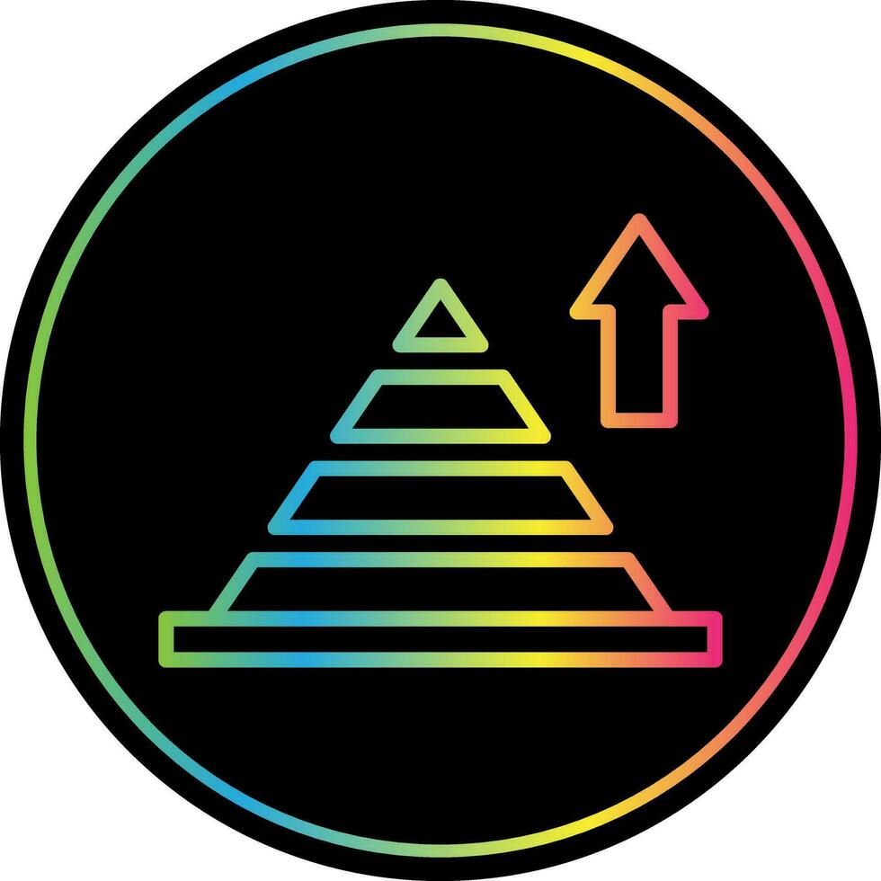 Pyramid CHart Vector Icon Design