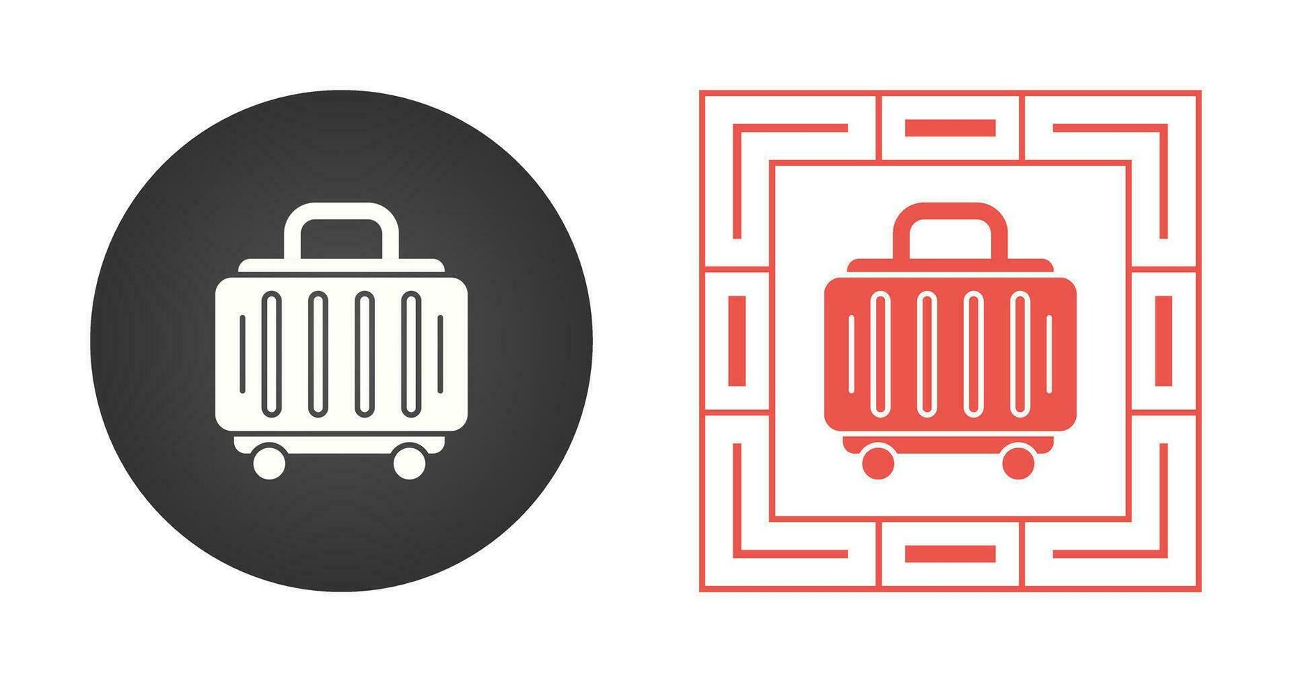 Baggage Vector Icon