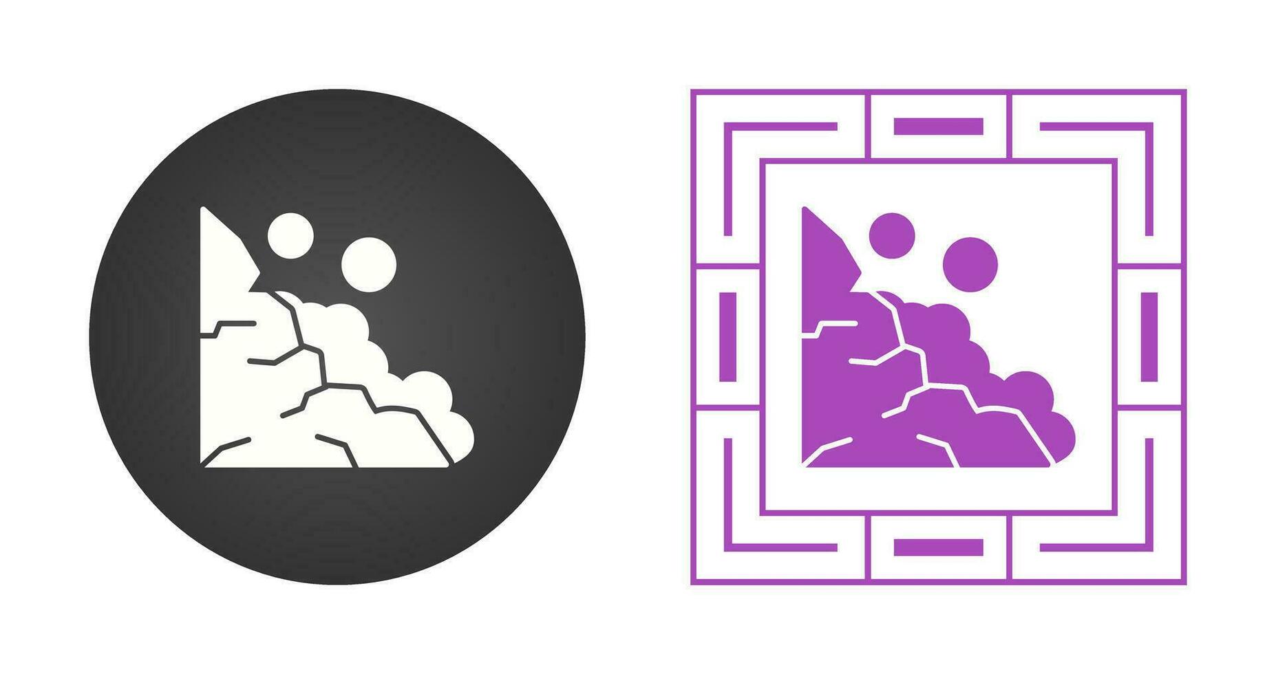 Landslide Vector Icon