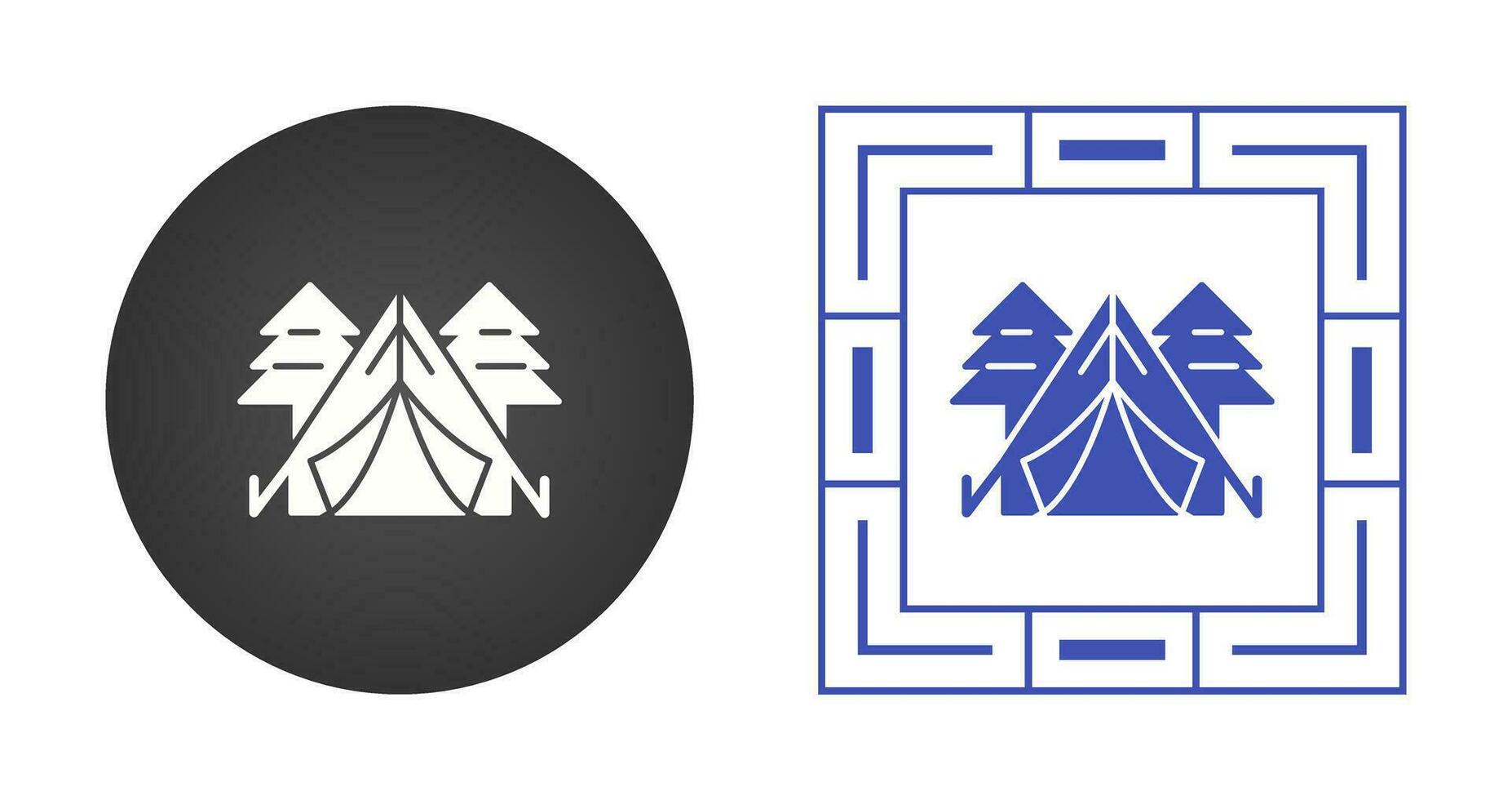 Tent Vector Icon