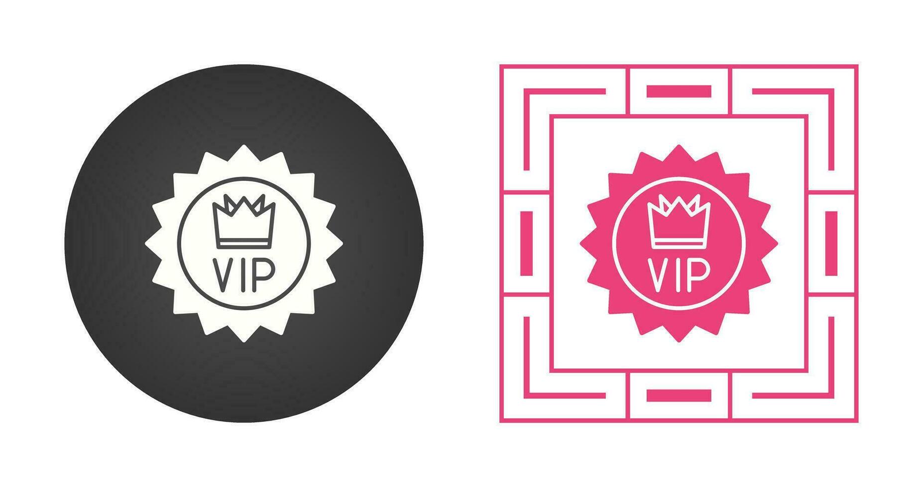 icono de vector vip