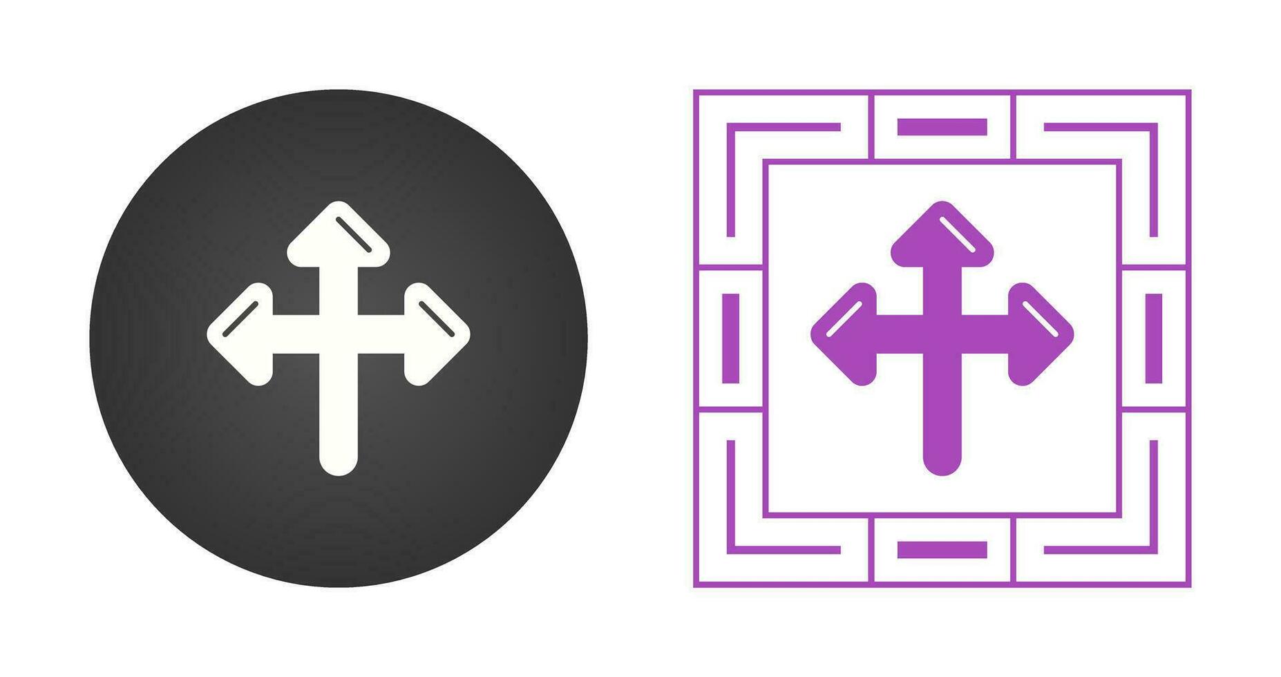 Directional Sign Vector Icon