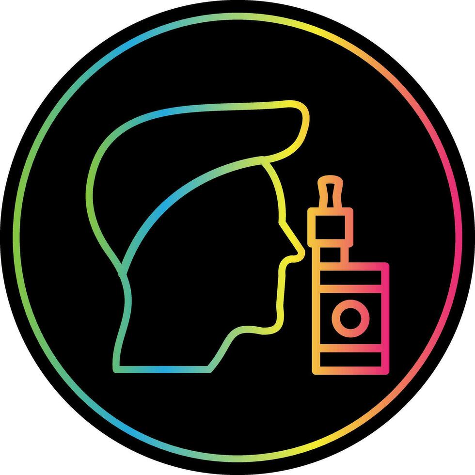 Vaping Vector Icon Design