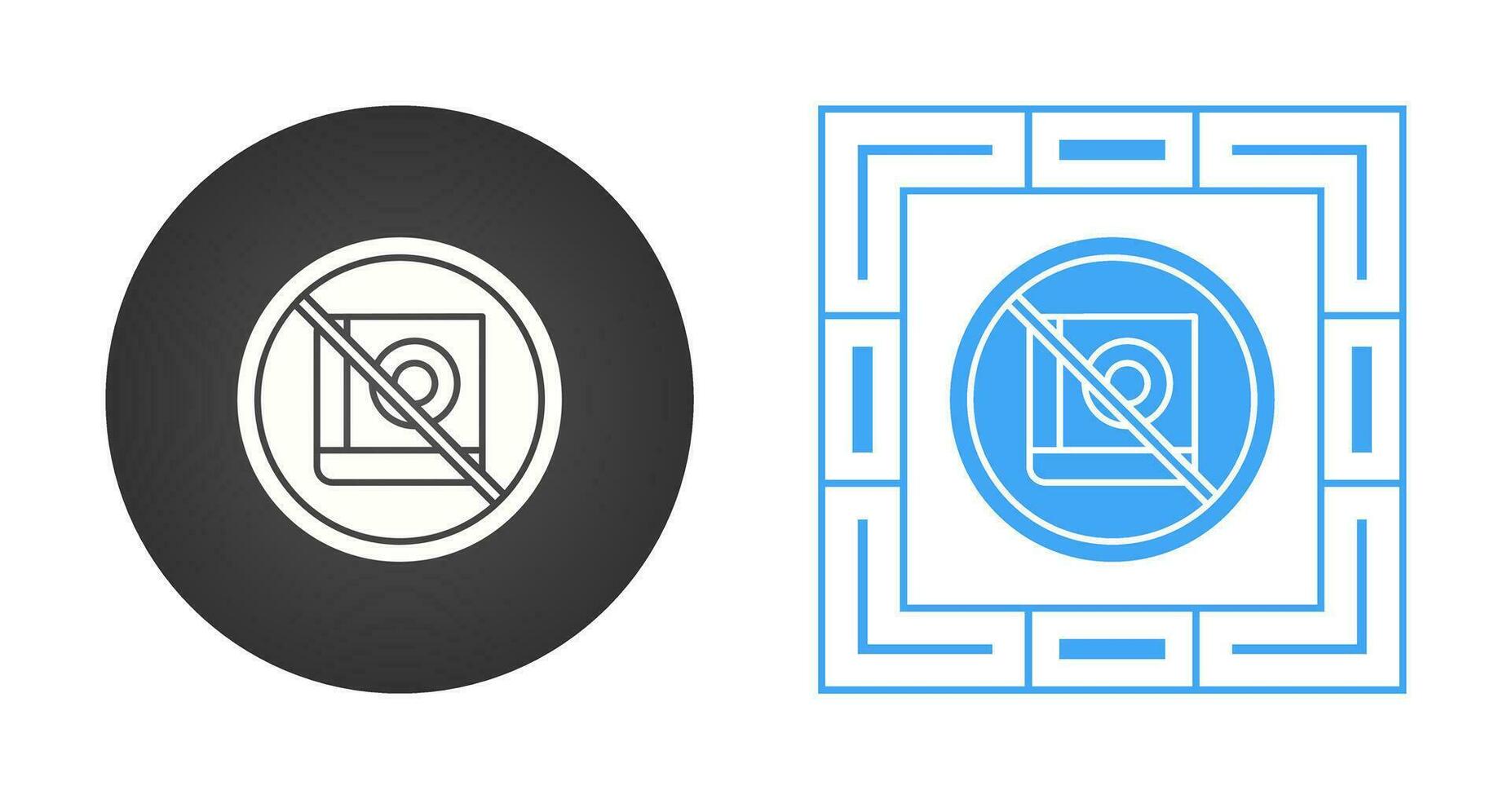 No Education Vector Icon
