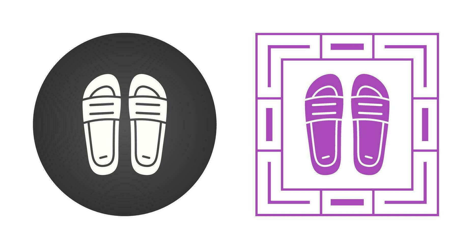 icono de vector de zapatillas