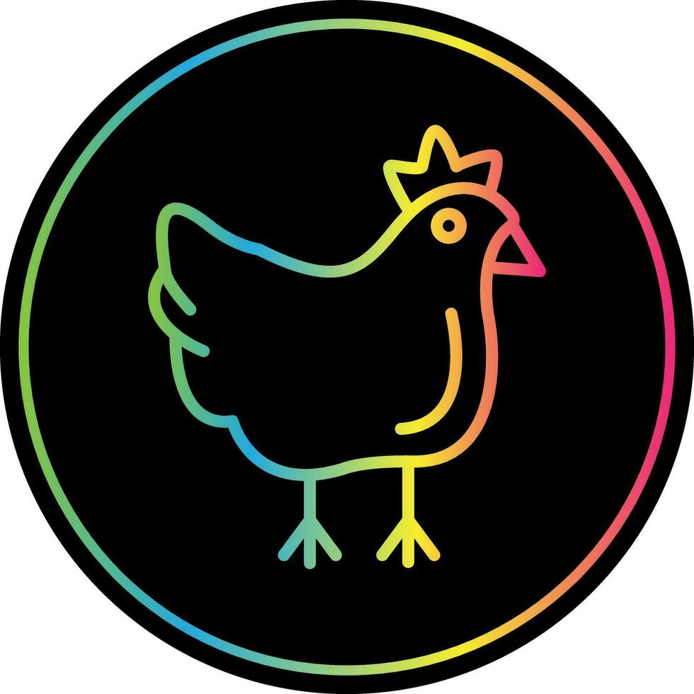 Chicken Vector Icon Design