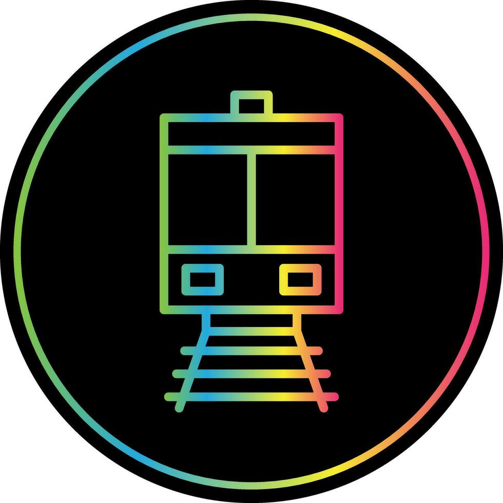 diseño de icono de vector de tren