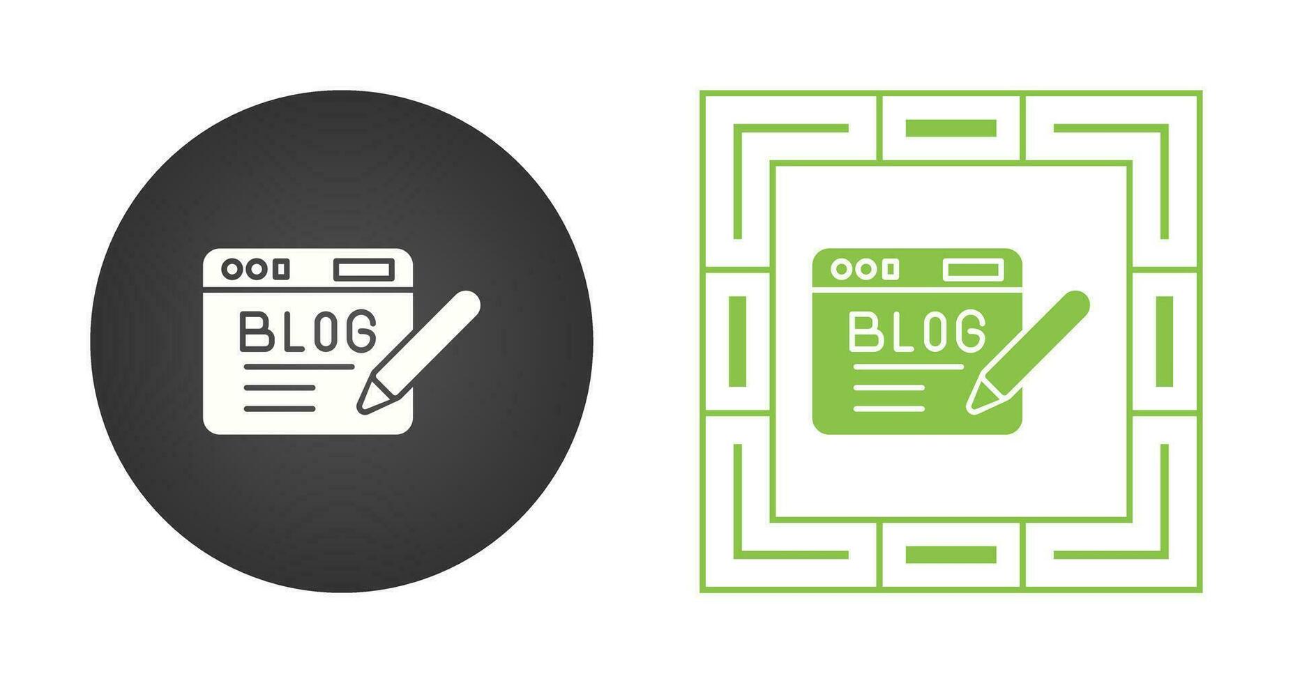 Blog Vector Icon