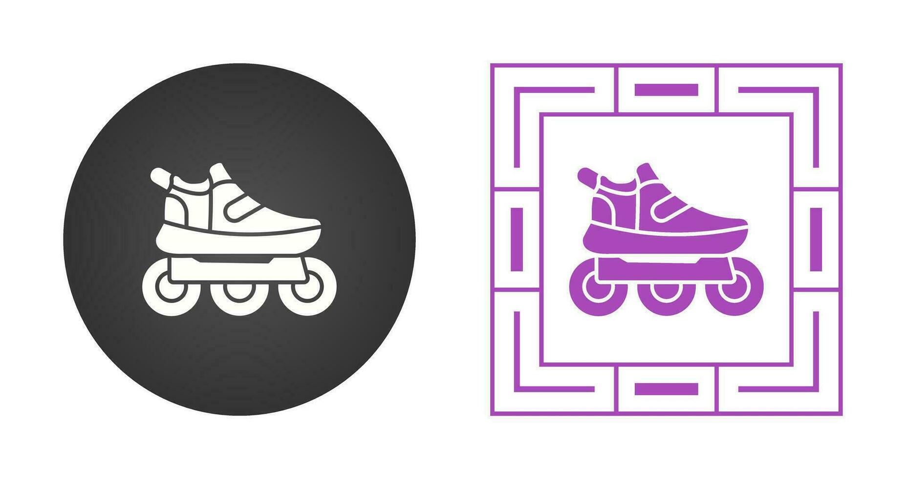 Roller Skates Vector Icon