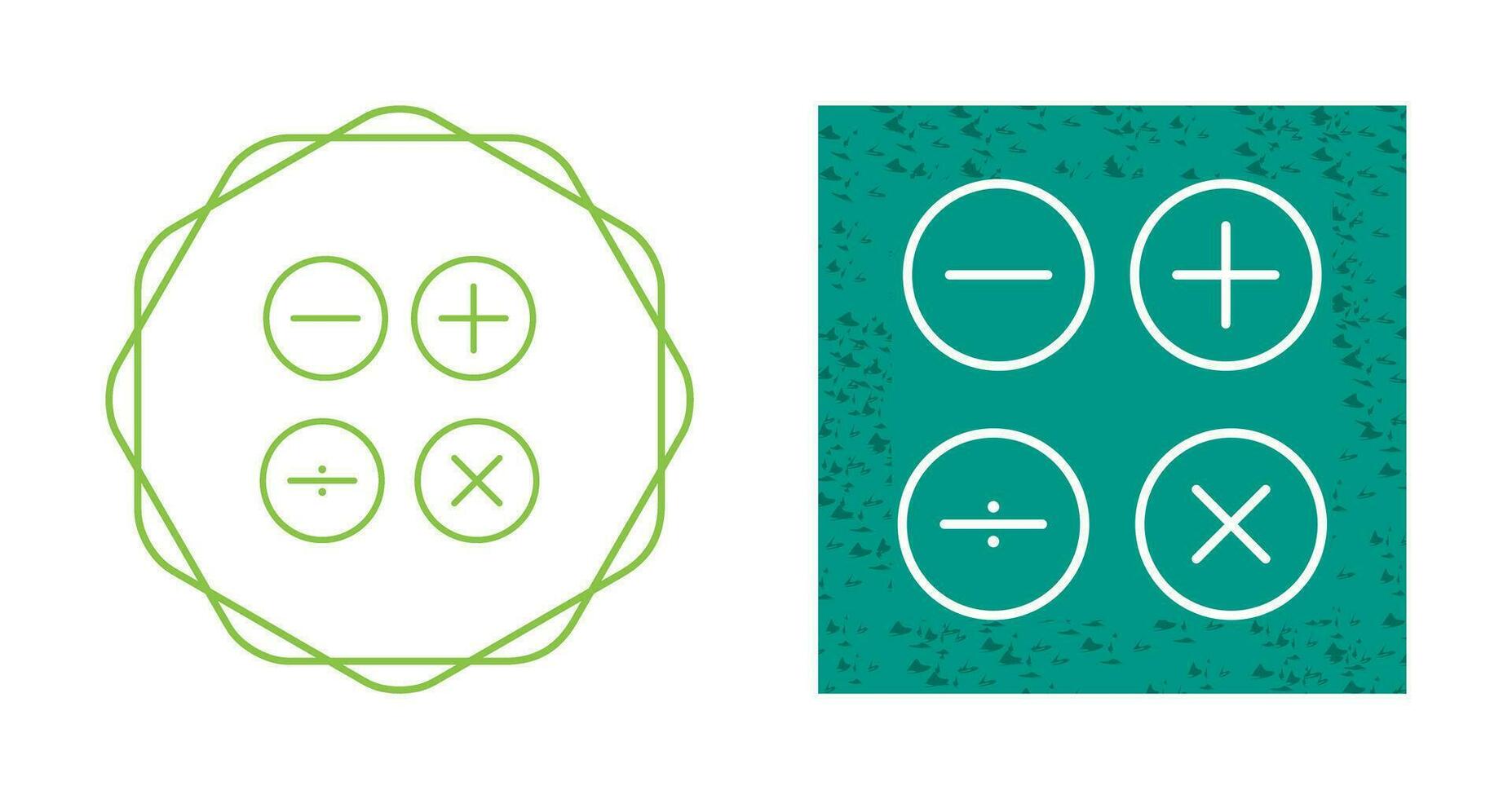 Math Symbols Vector Icon