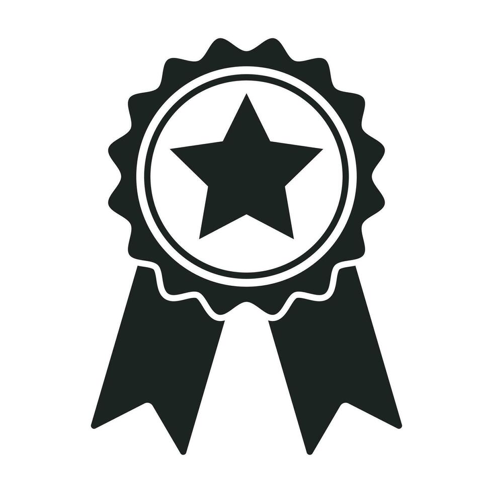 Premium Icon Vector, Rosette Award Vector, Verified Icon, Approval Vector Sign, Medal Of Winner Symbol, Check And Tick Mark, Best Practice, Guarantee, Certification Badge, Sports And Competition