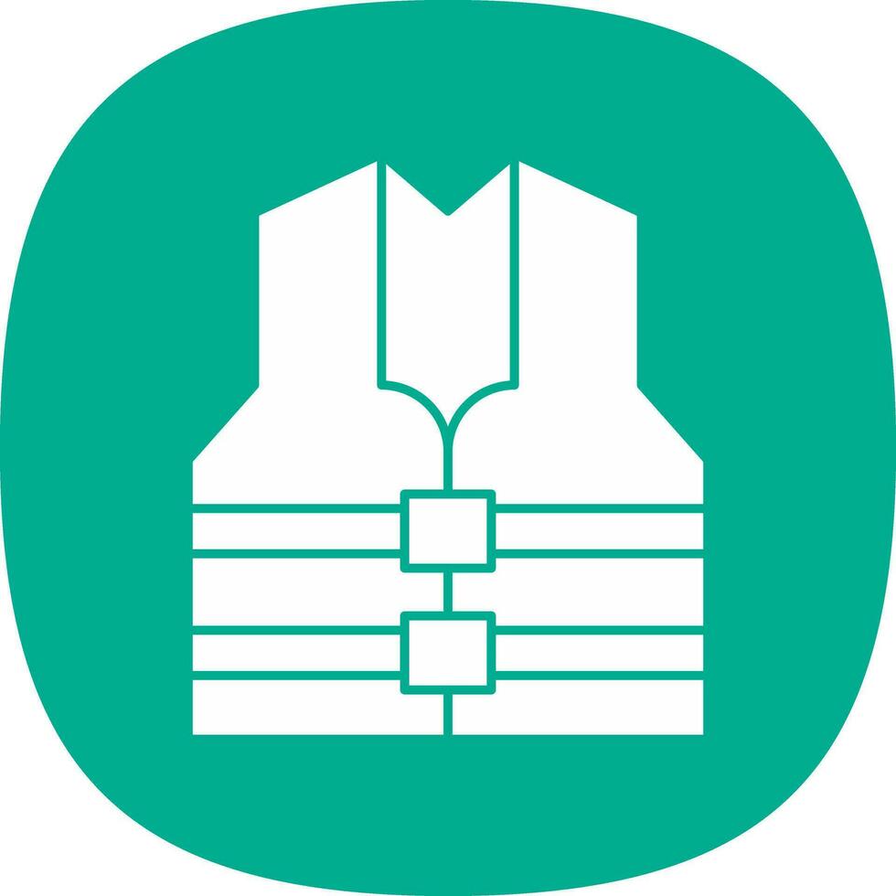 Life Jacket Vector Icon Design