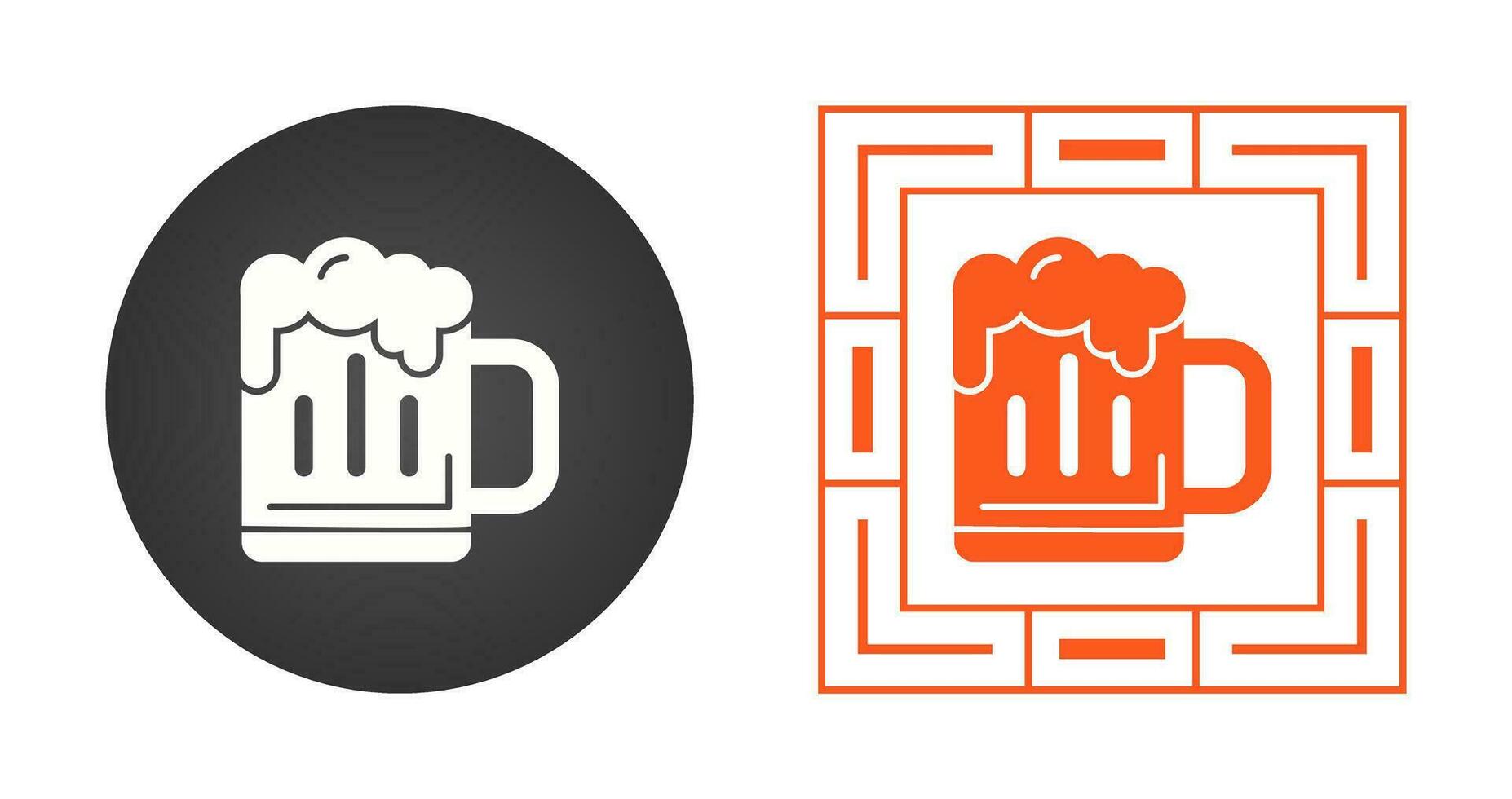 icono de vector de cerveza