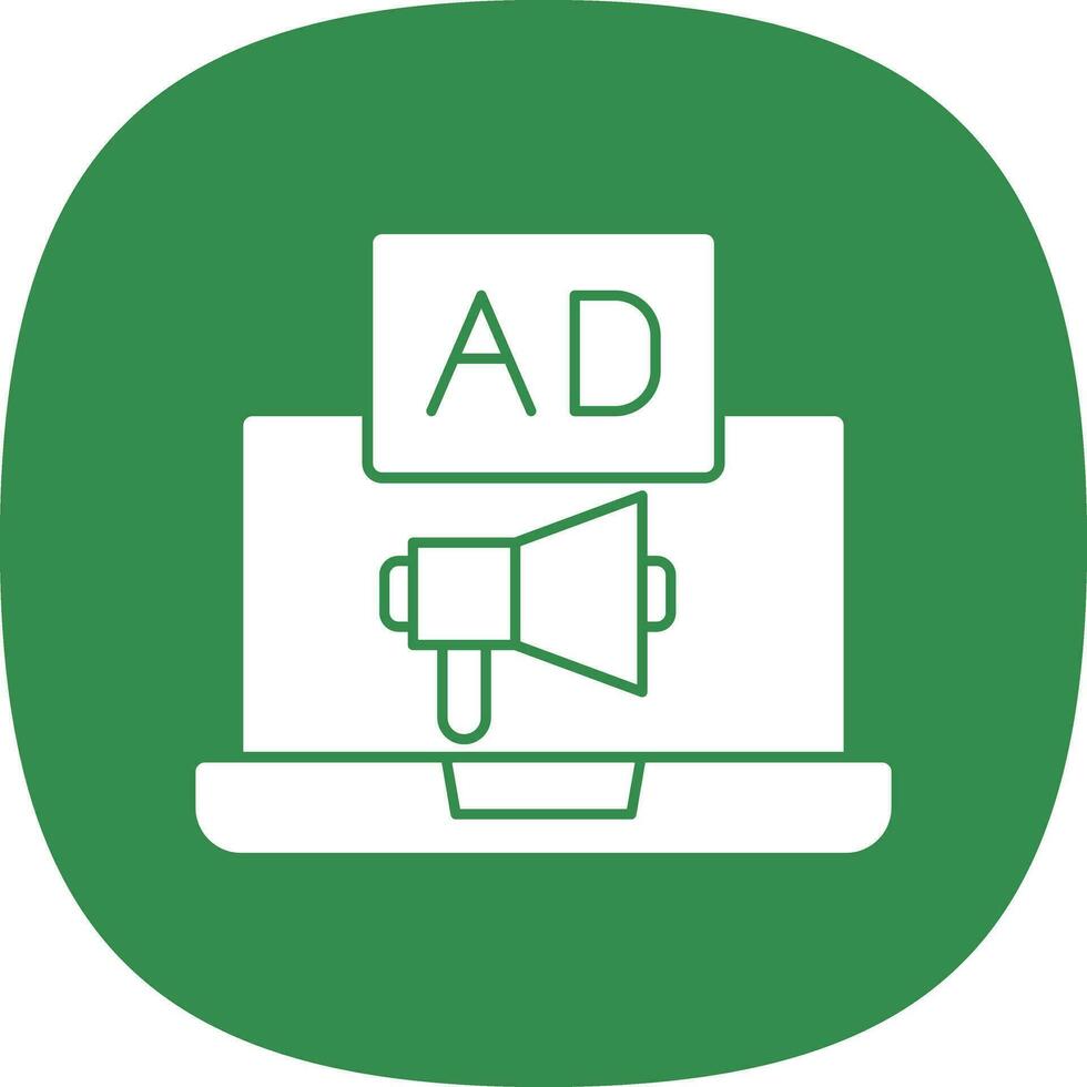 Online Advertising Vector Icon Design