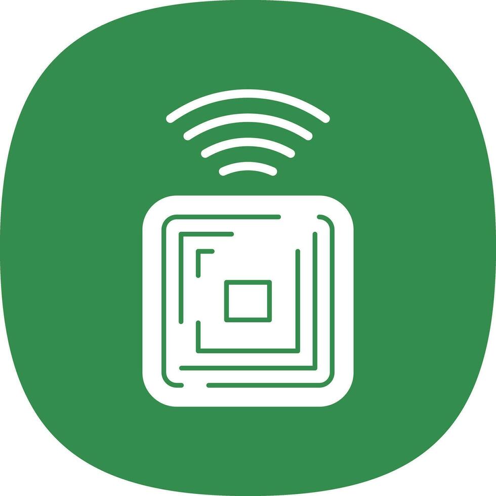 Rfid Chip Vector Icon Design