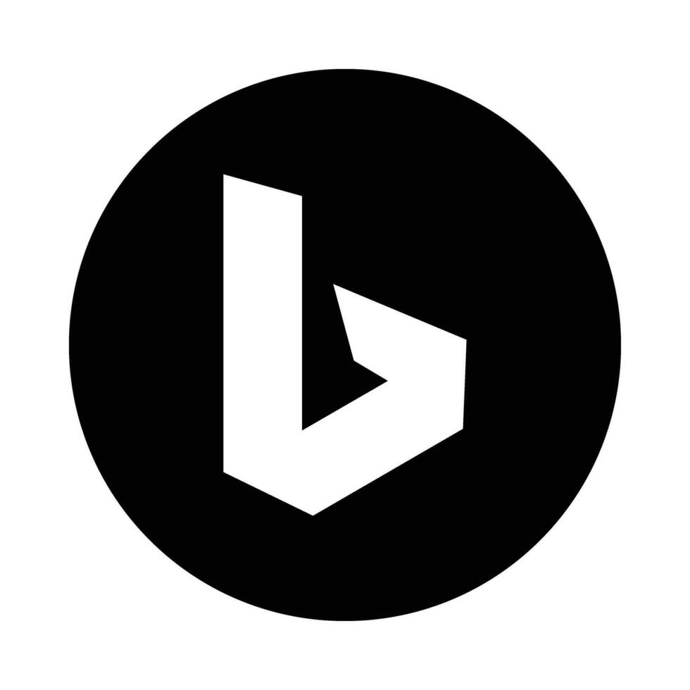 Bing Vector Glyph Icon For Personal And Commercial Use.
