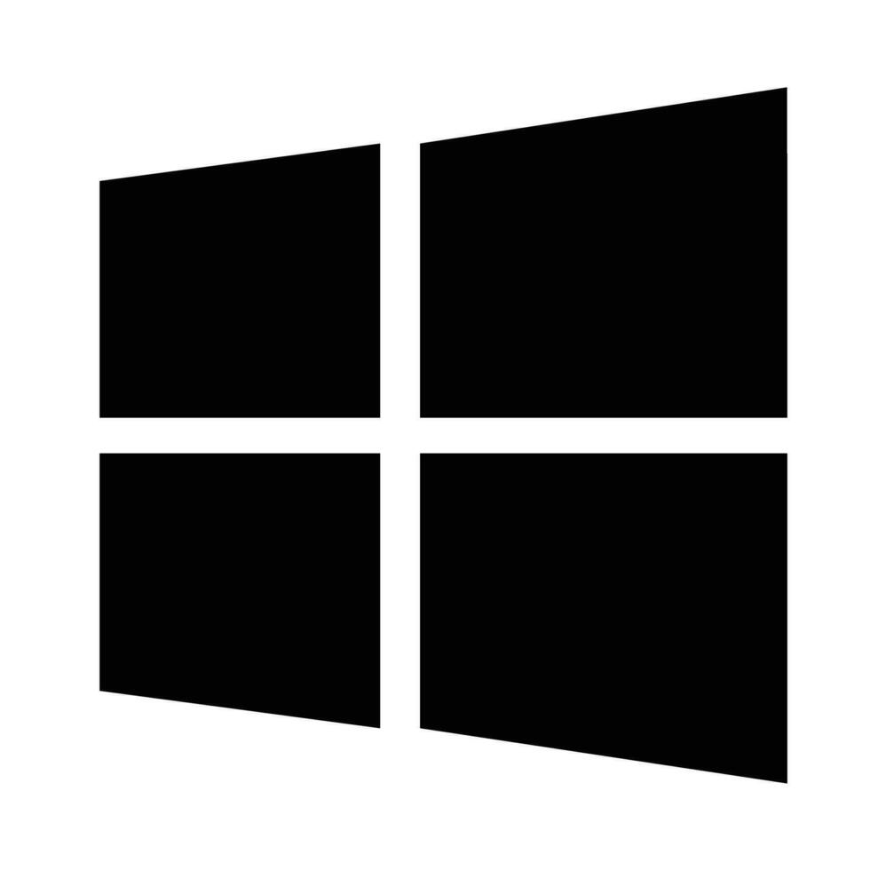 Windows Vector Glyph Icon For Personal And Commercial Use.