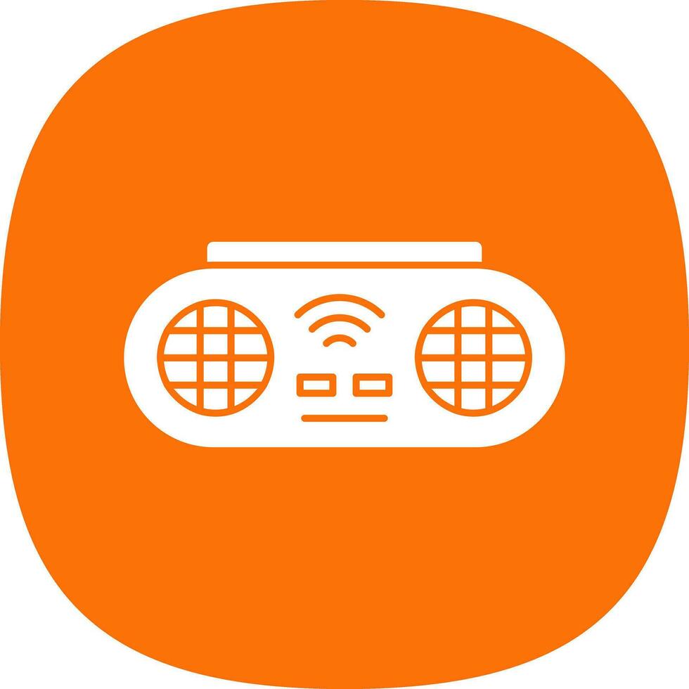 Portable Speaker Vector Icon Design