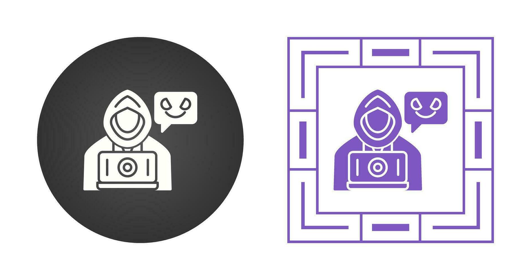 Cyber Attack Vector Icon
