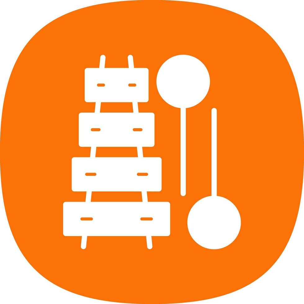 Xylophone Vector Icon Design