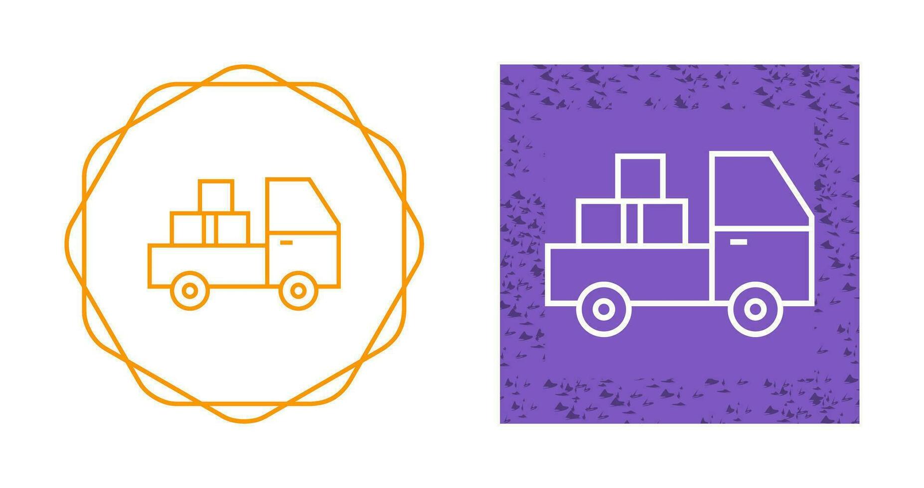 Pickup Truck Vector Icon
