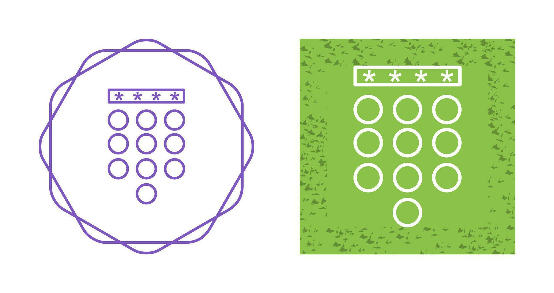Passcode Lock Vector Icon 27654970 Vector Art at Vecteezy