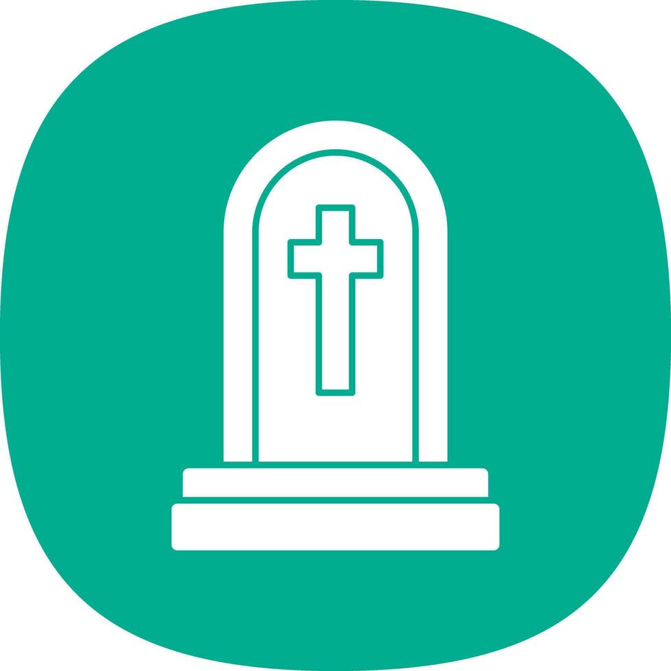 Tomb Vector Icon Design