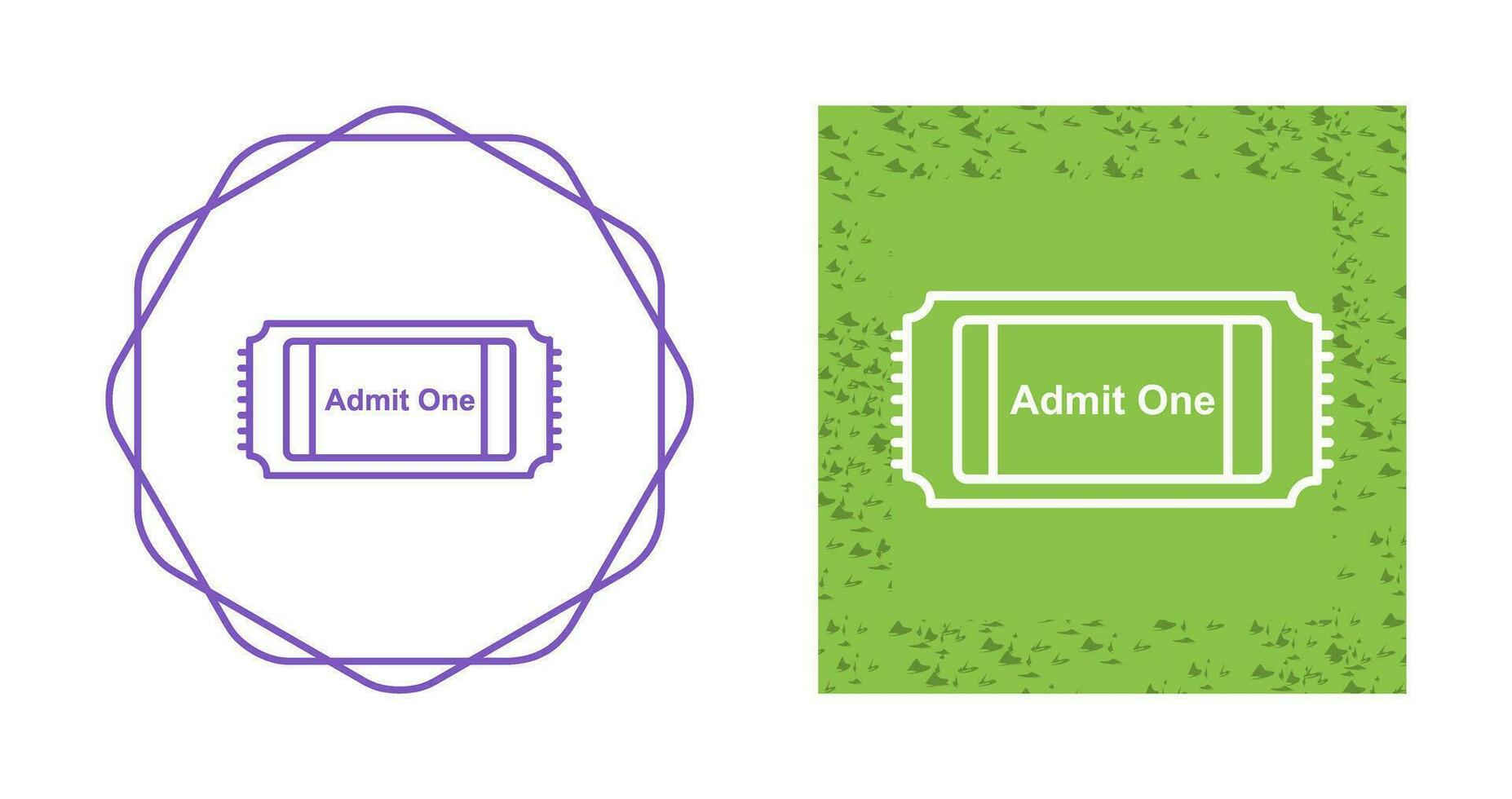 Movie Ticket Vector Icon