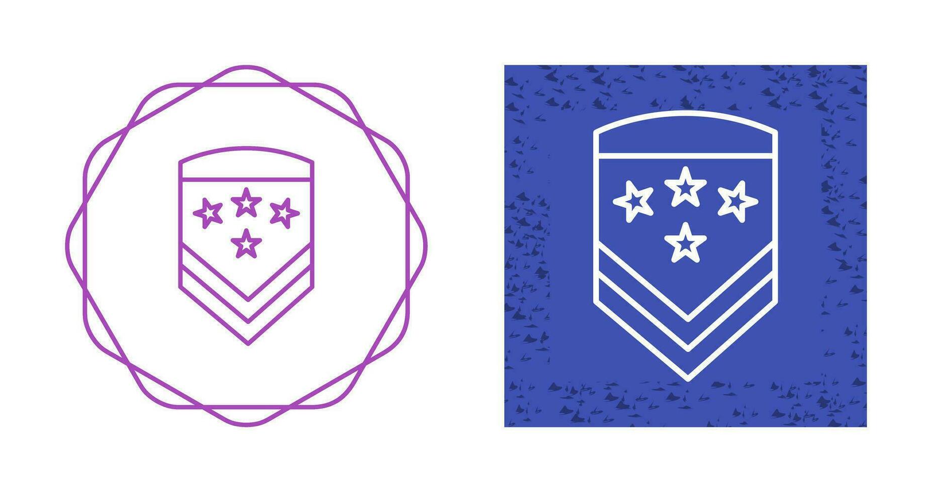 Military Badge Vector Icon