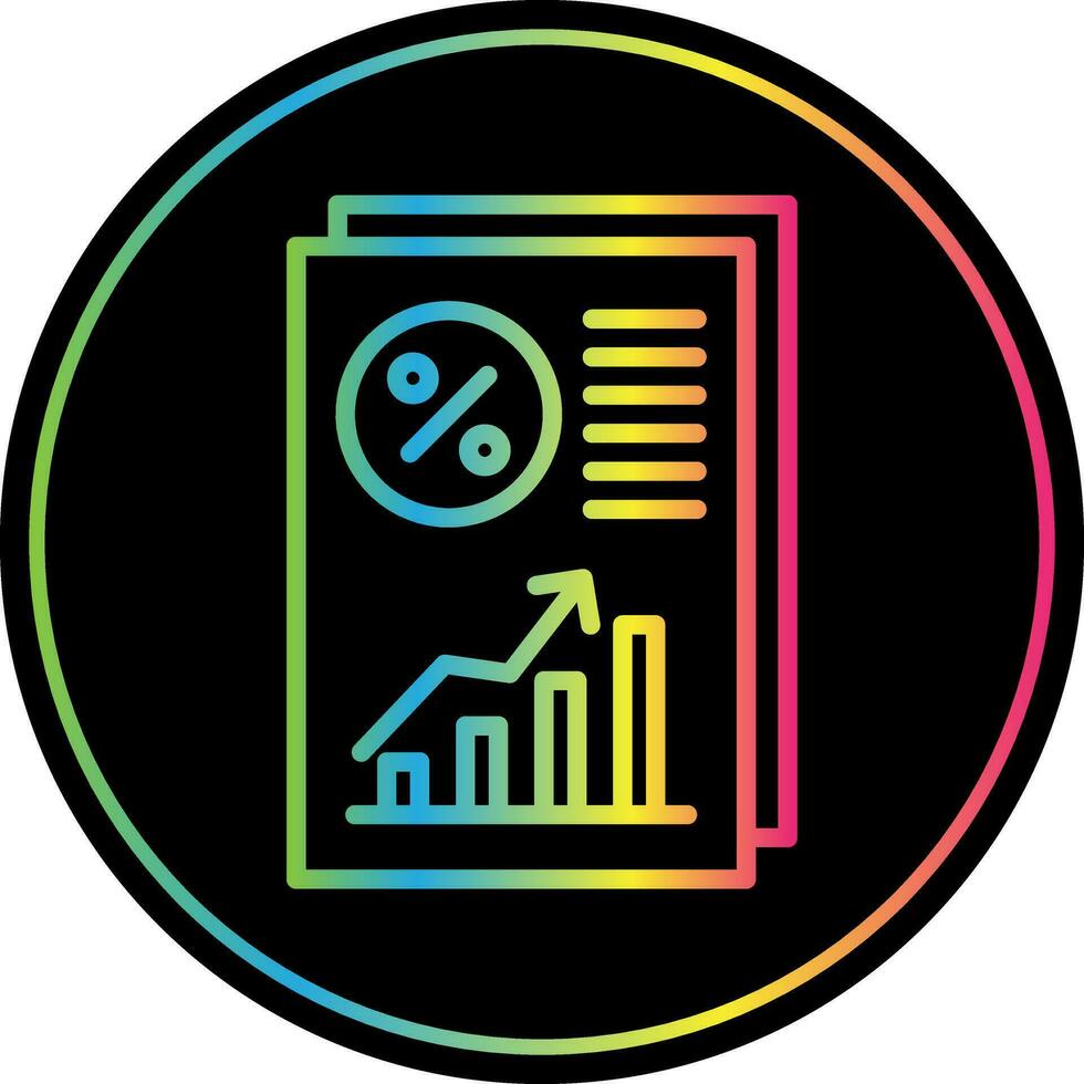 Chart Vector Icon Design