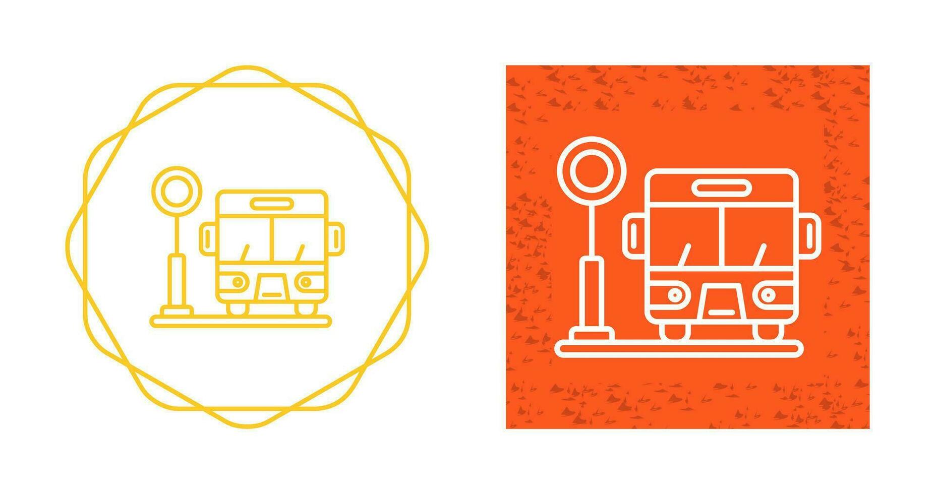 Bus Stop Vector Icon