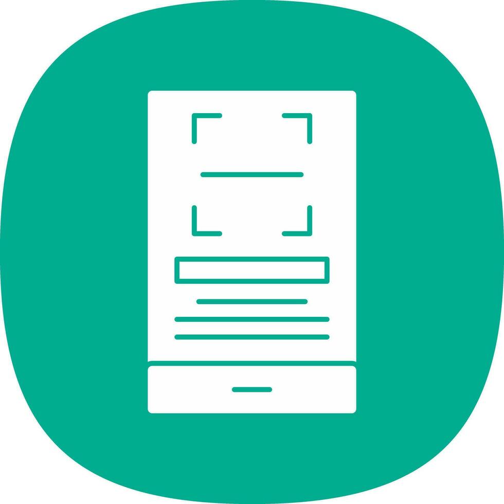 Qr Scan Vector Icon Design