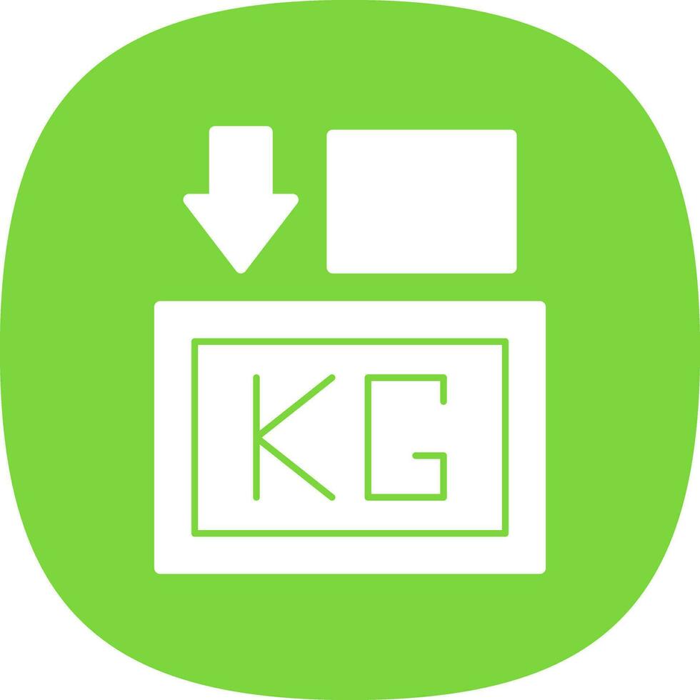 Weight Vector Icon Design